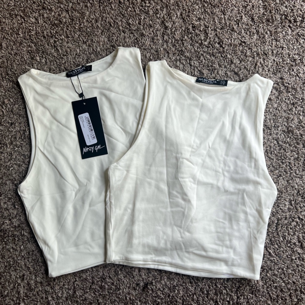 SELLING TOGETHER: Nasty Gal Cropped Sleeveless Top